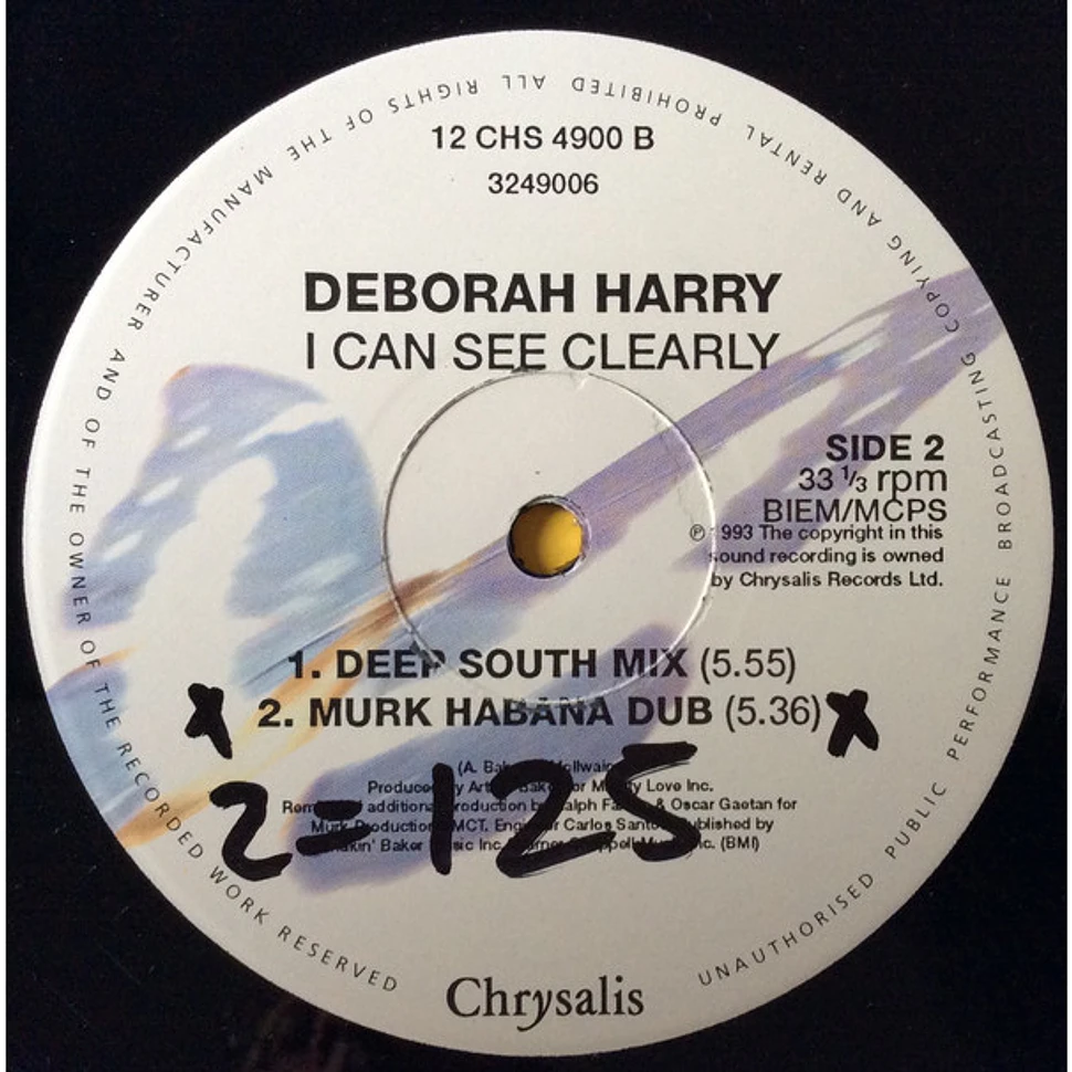 Deborah Harry - I Can See Clearly