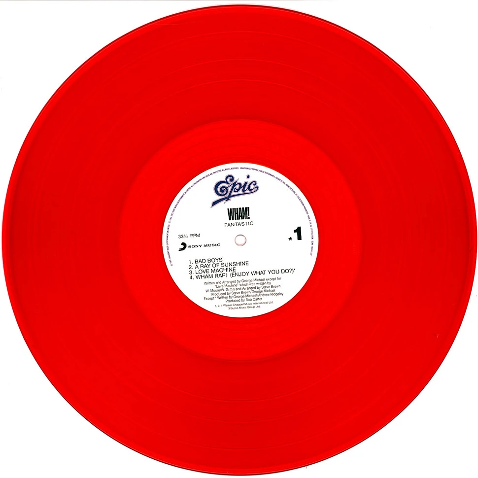 Wham! - Fantastic Red Vinyl Edition
