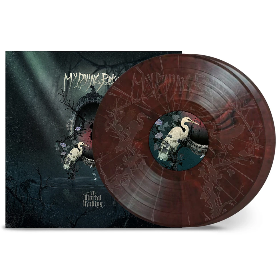 My Dying Bride - A Mortal Binding Transparent Red W/ Black Smoke Marble Vinyl Edition W/ Etched D-Side