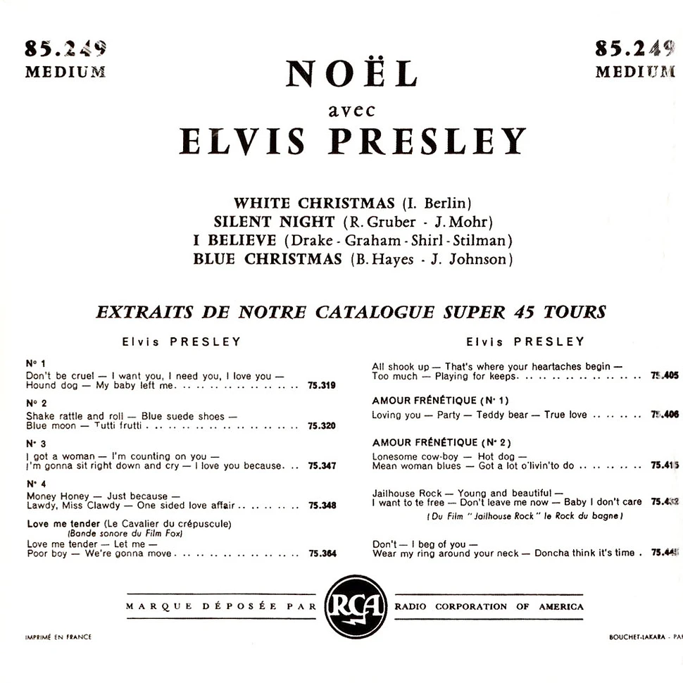 Elvis Presley - Noel Avec Elvis Translucent Vinyl Edition