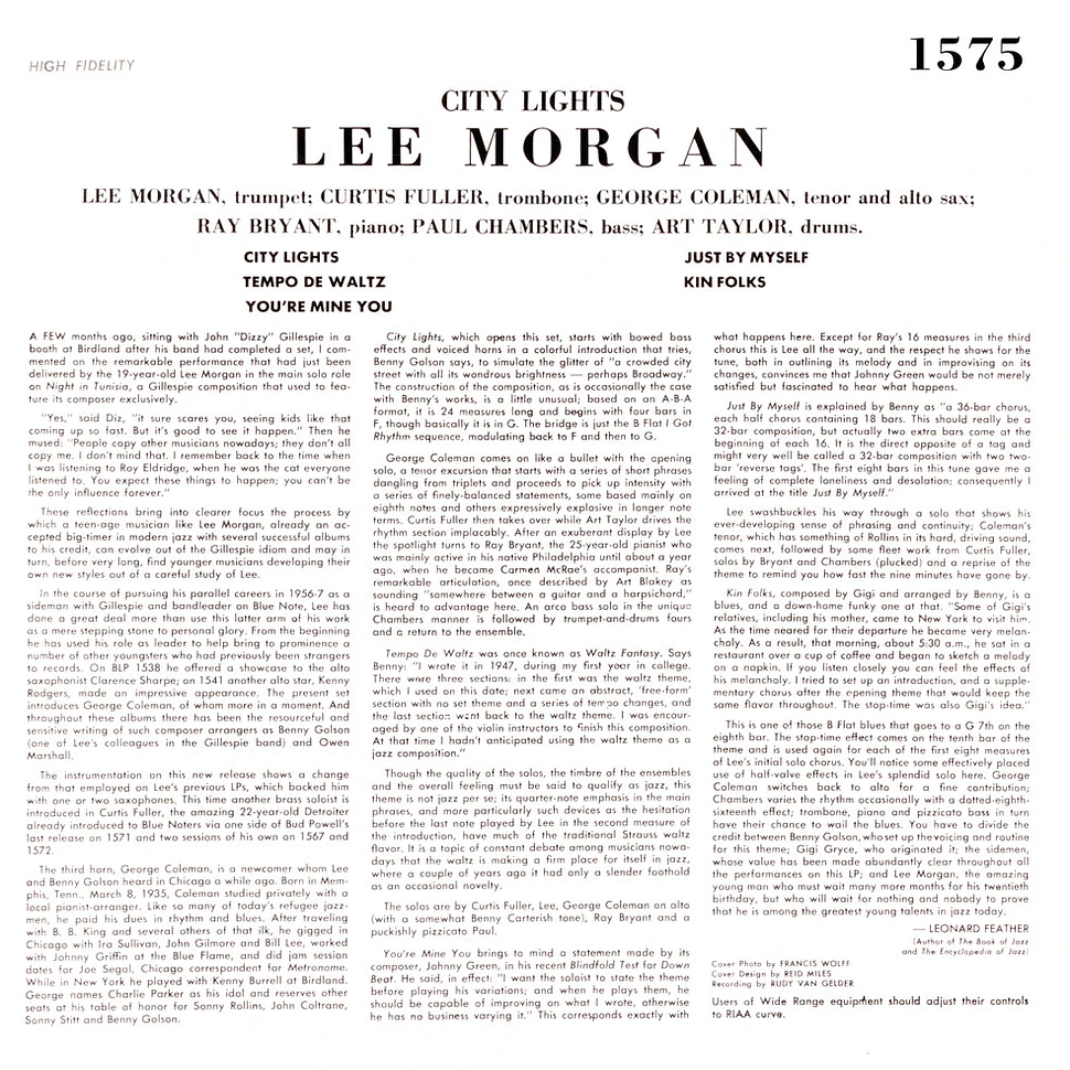 Lee Morgan - City Lights