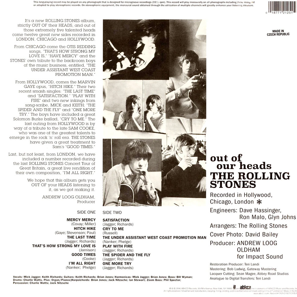 The Rolling Stones - Out Of Our Heads Us
