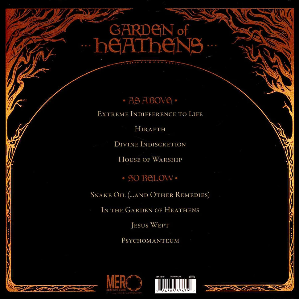 Heavy Temple - Garden Of Heathens Clear / Green / White Vinyl Edition