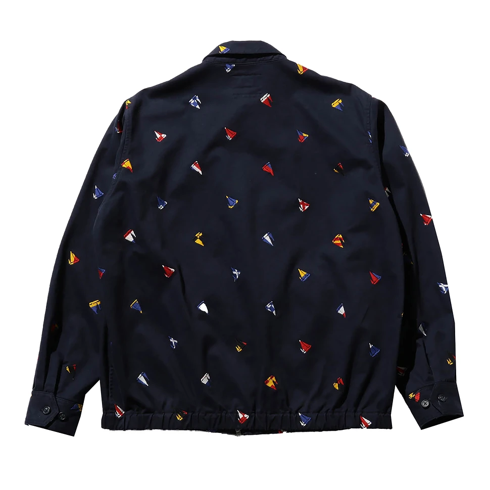 Beams Plus - Zipper Blouson Embroidery On Print