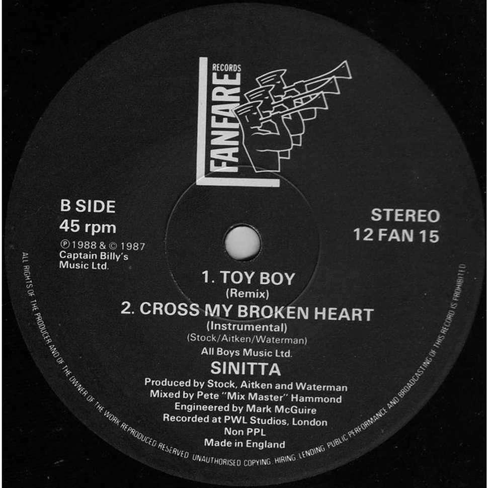 Sinitta - Cross My Broken Heart (Cupid's Avenging Mix)