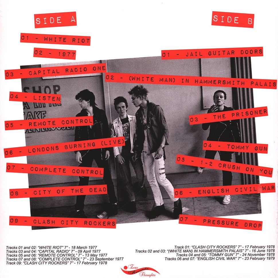 The Clash - No Elvis, Beatles Or The Rolling Stones: The Singles 1977-1978