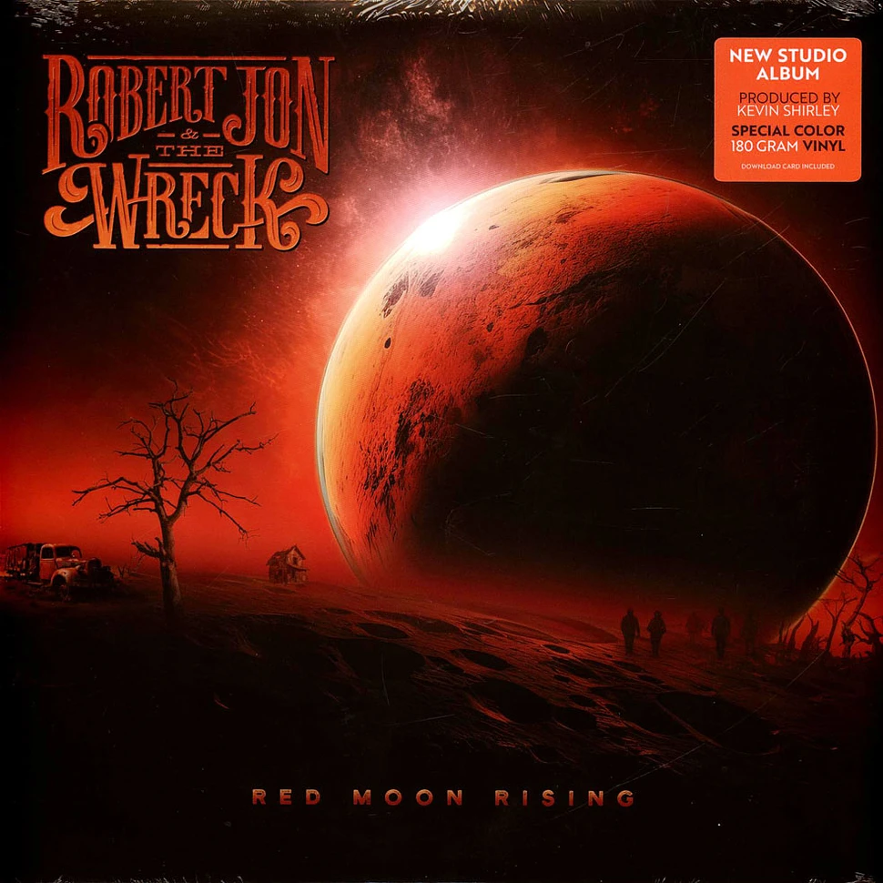 Robert Jon & The Wreck - Red Moon Rising Red &Black Splatter Vinyl Edition