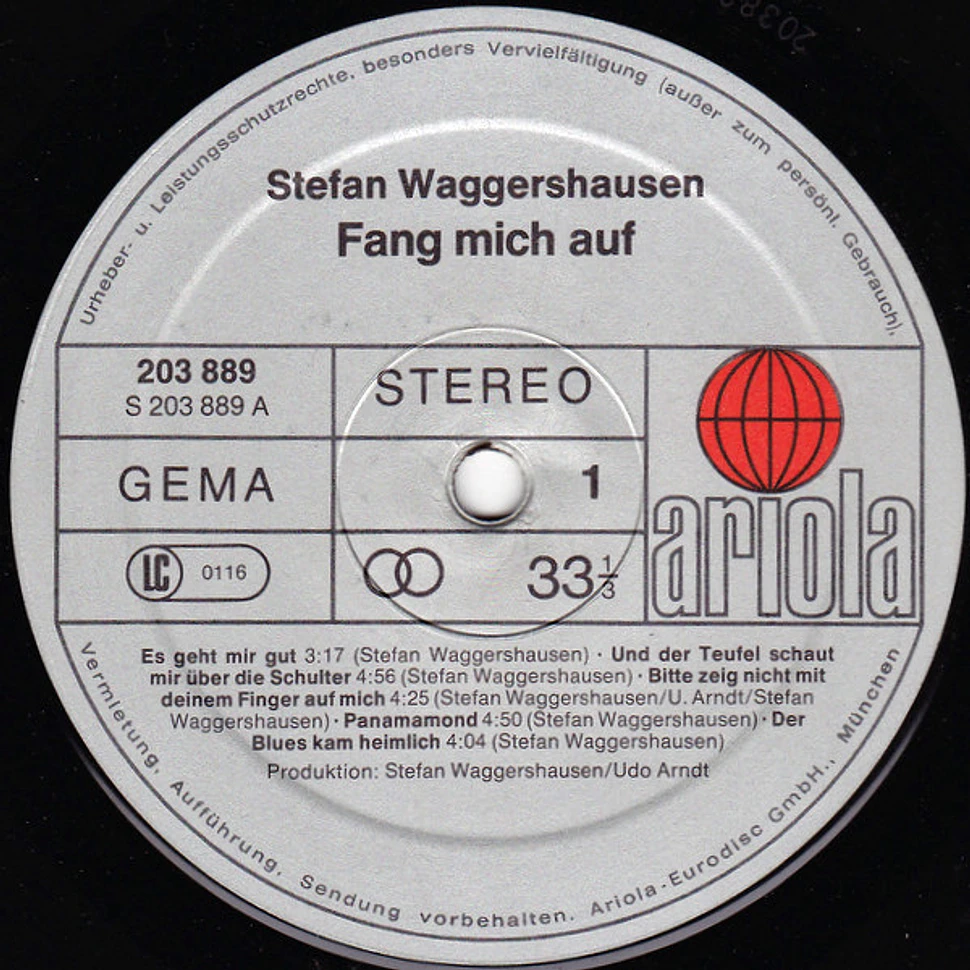 Stefan Waggershausen - Fang Mich Auf