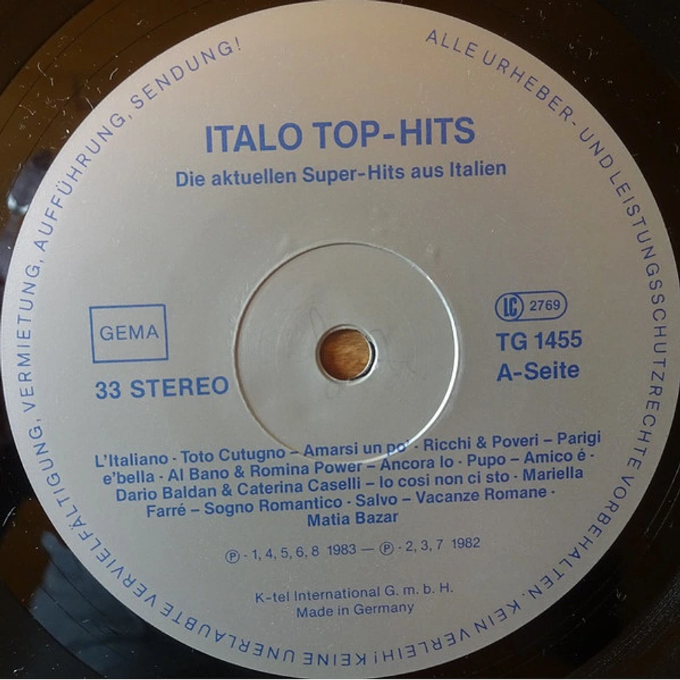 V.A. - Italo Top-Hits