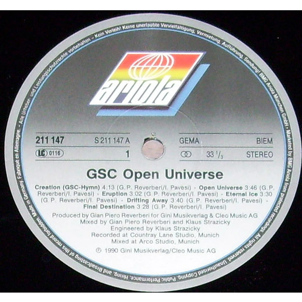 GSC - Open Universe