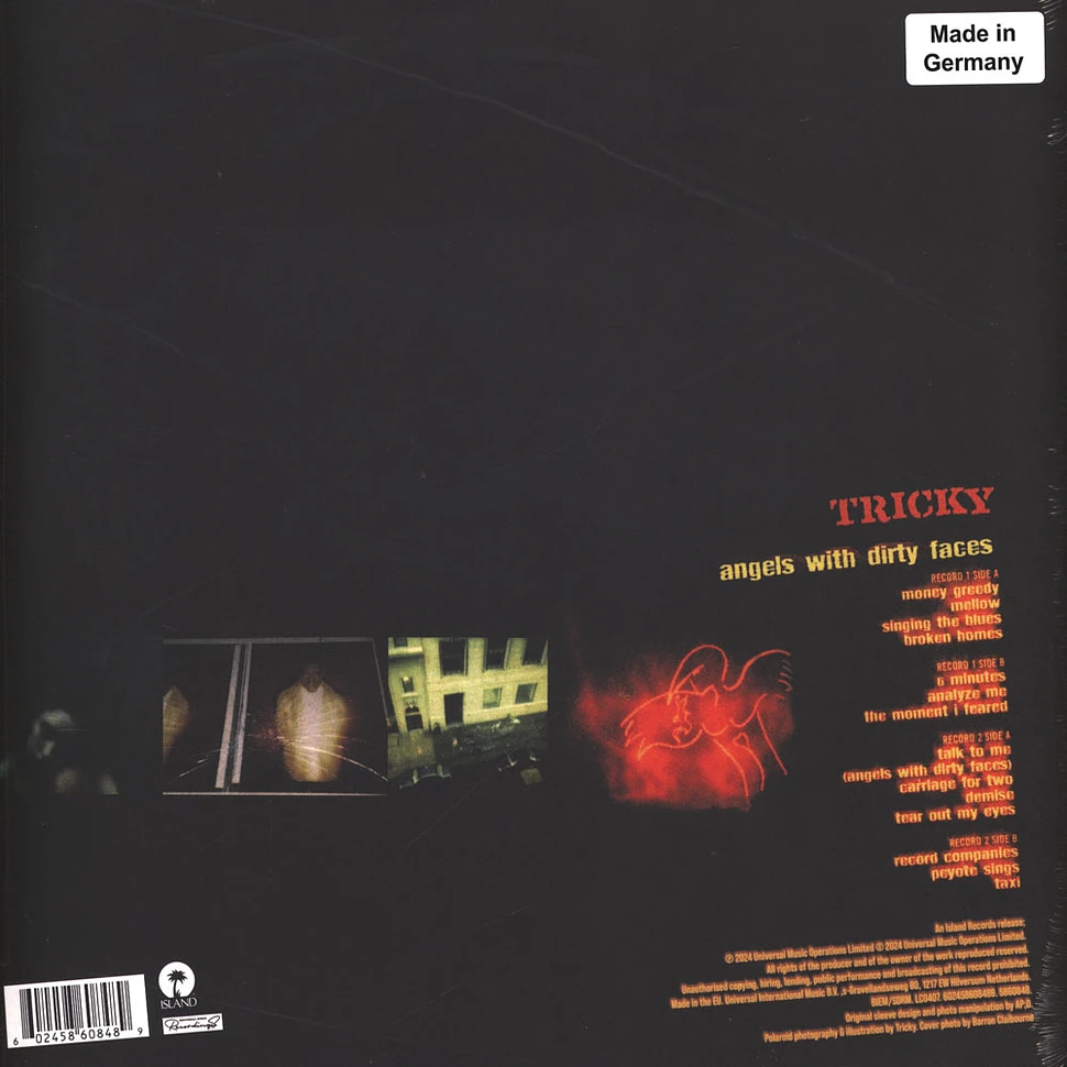 Tricky - Angels With Dirty Faces Orange Vinyl Record Store Day 2024 Edition