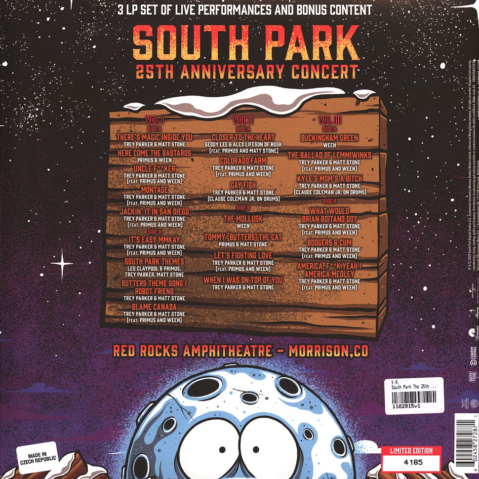 V.A. - South Park The 25th Anniversary Concert Record Store Day 2024 Towelie Blue Vinyl Edition