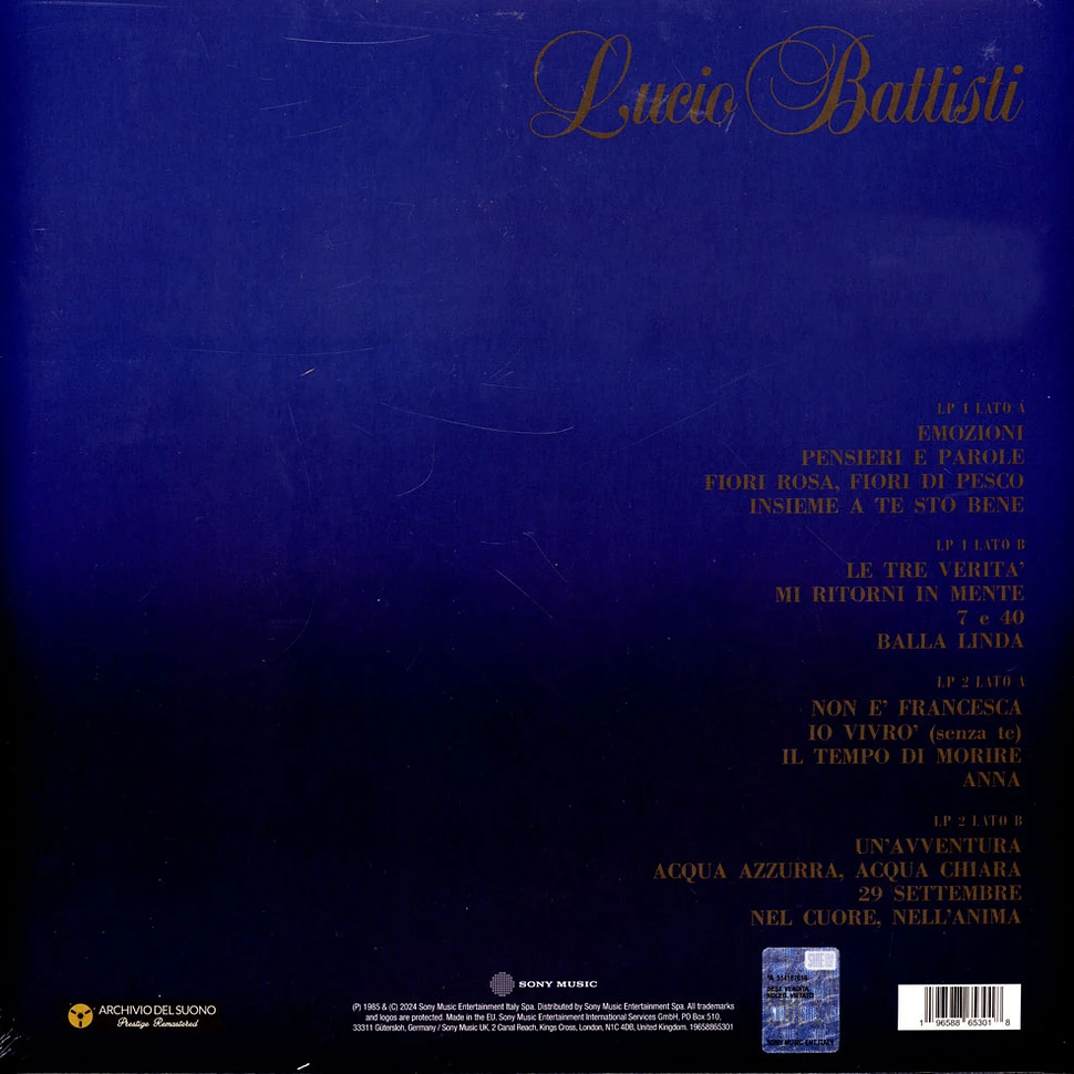Lucio Battisti - Lucio Battisti Blue Vinyl Edtion