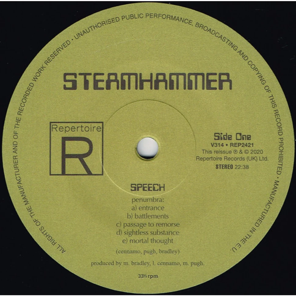 Steamhammer - Speech