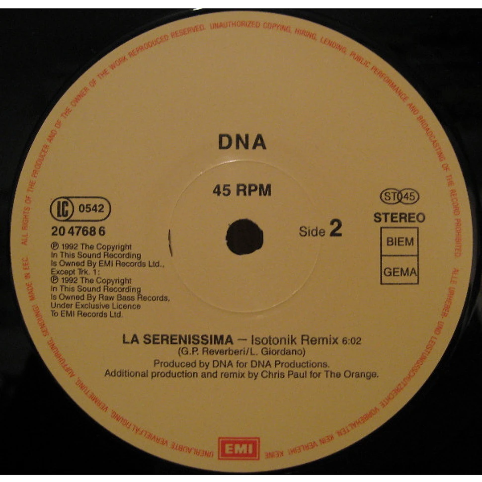 DNA Featuring Jo Nye - Blue Love (Call My Name) (Remixes)