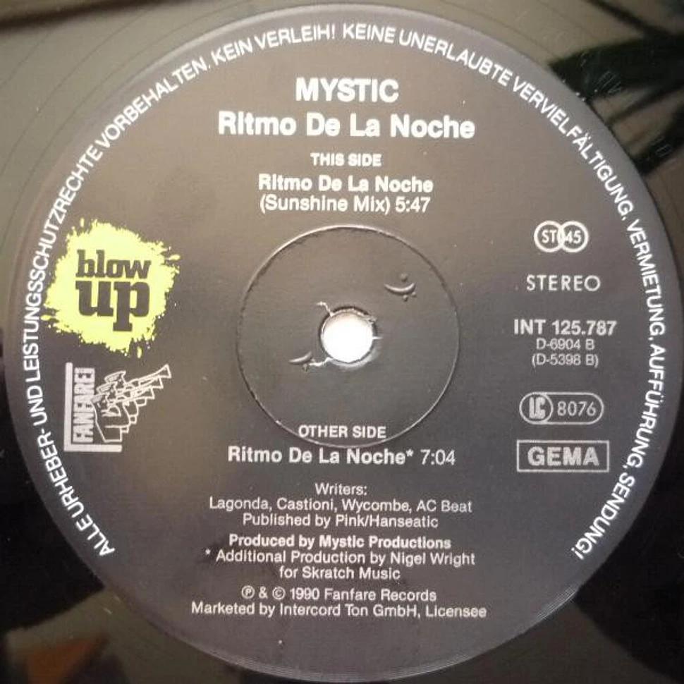 Mystic - Ritmo De La Noche