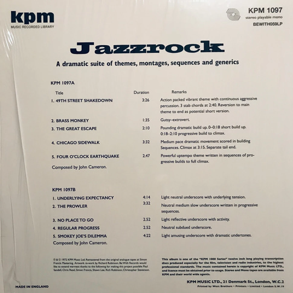 John Cameron - Jazzrock