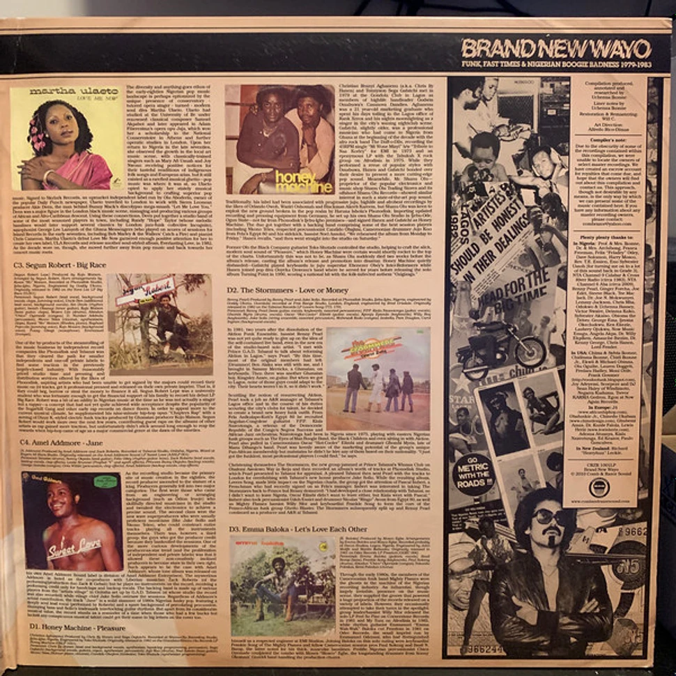 V.A. - Brand New Wayo - Funk, Fast Times & Nigerian Boogie Badness 1979-1983
