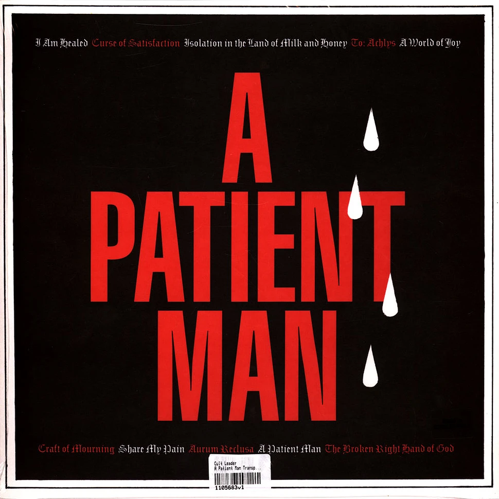 Cult Leader - A Patient Man Transparent Red Vinyl Edition
