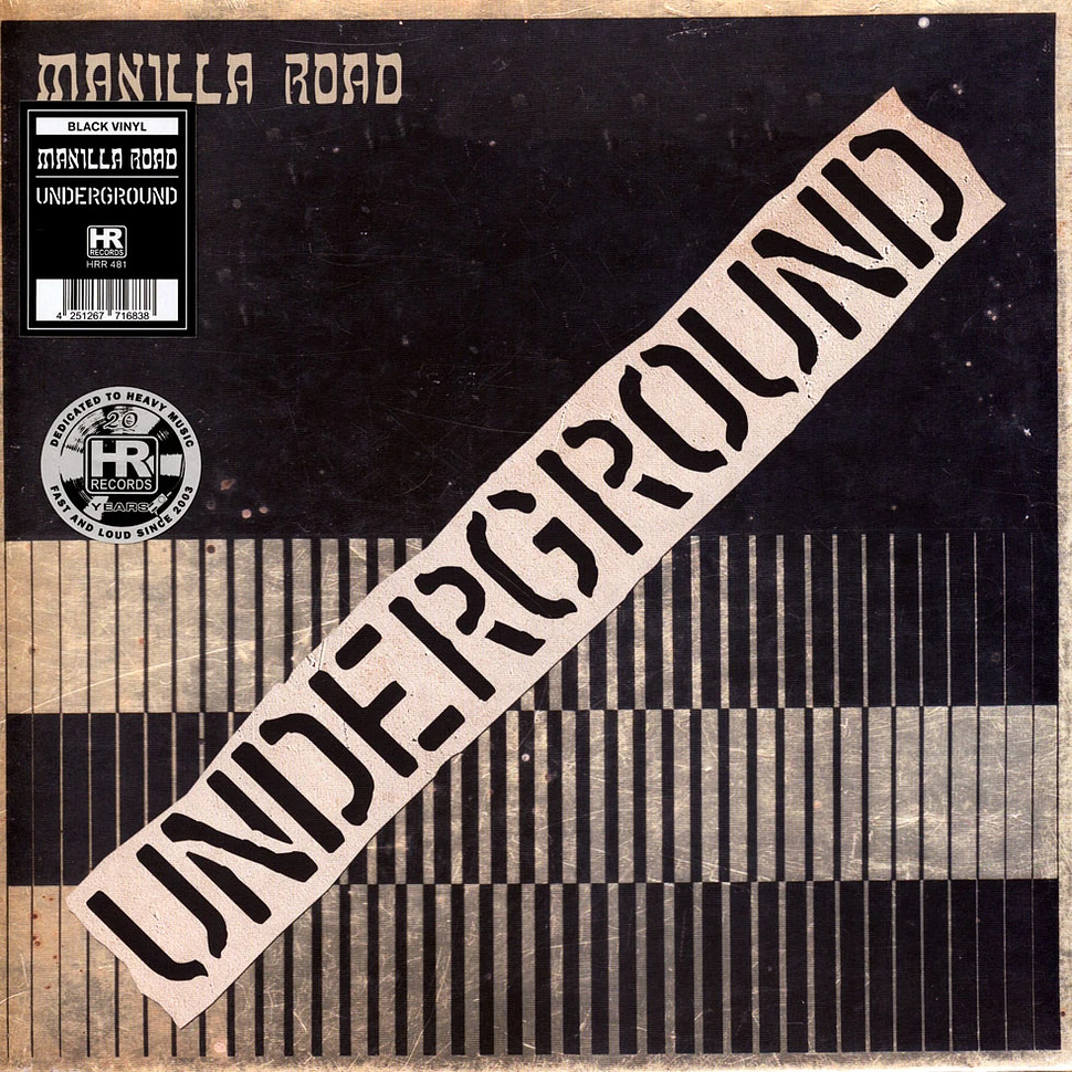Manilla Road - Underground Black Vinyl Edition
