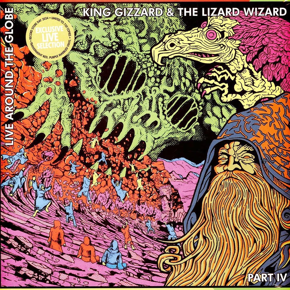 King Gizzard & The Lizard Wizard - Live Around The Globe - Part Iv Record Store Day 2024 Colored Vinyl Edition