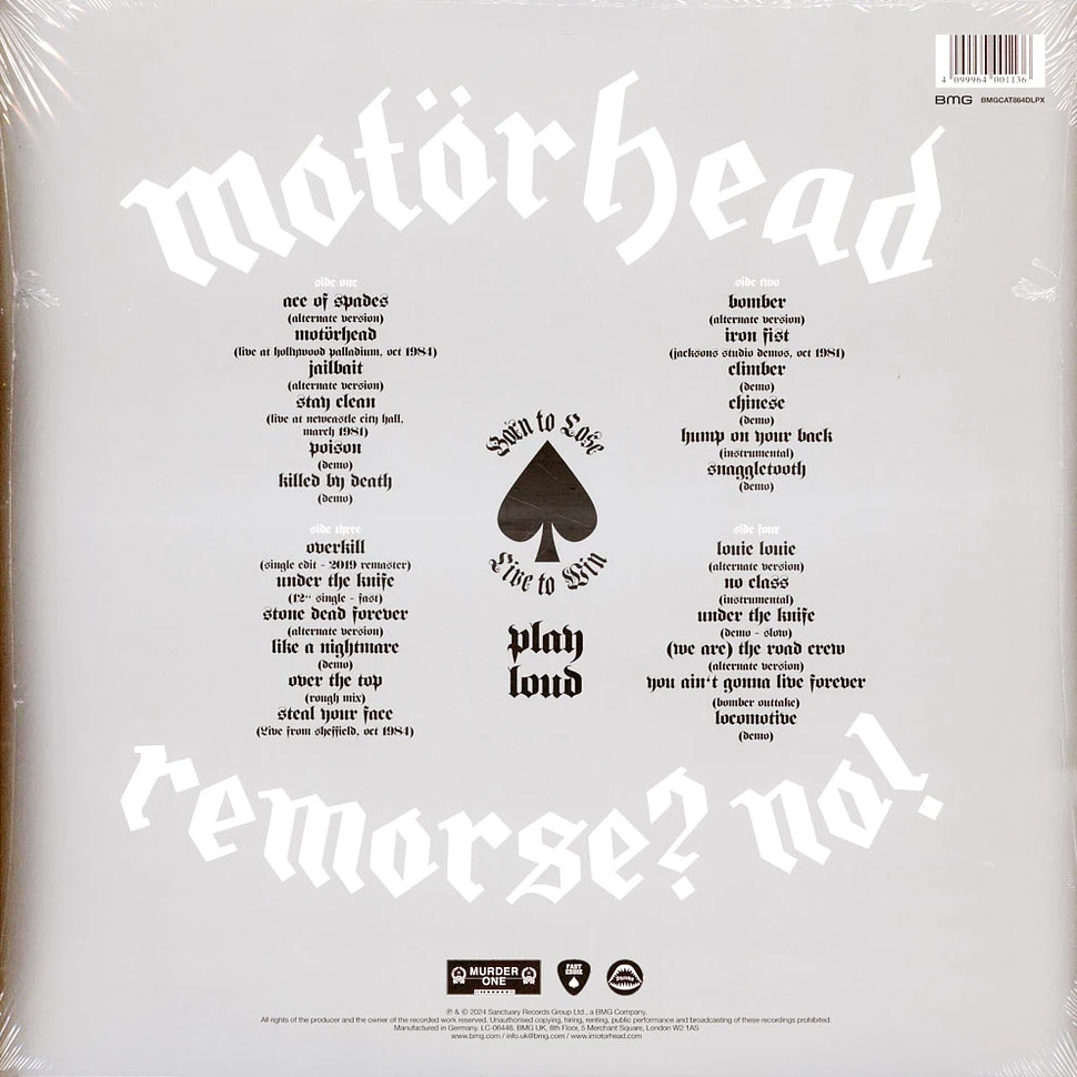 Motörhead - Remorse? No! Record Store Day 2024 Vinyl Edition
