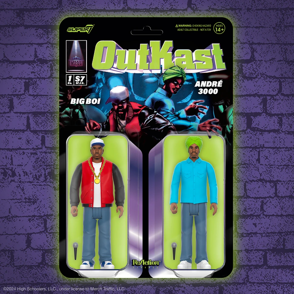 OutKast - OutKast (ATLiens) 2-Pack - ReAction Figures