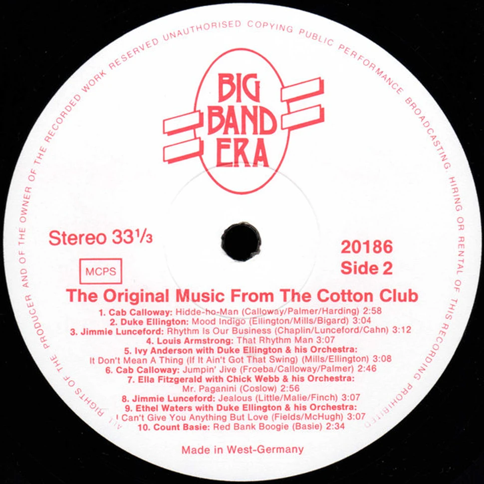 V.A. - The Original Music From The Cotton Club (20 Unforgettable Memories)