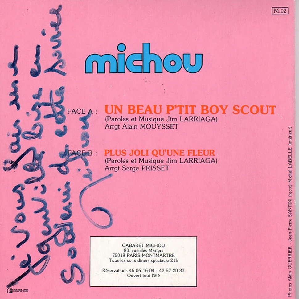 Michou - Un Beau P'Tit Boy Scout / Plus Joli Qu'Une Fleur