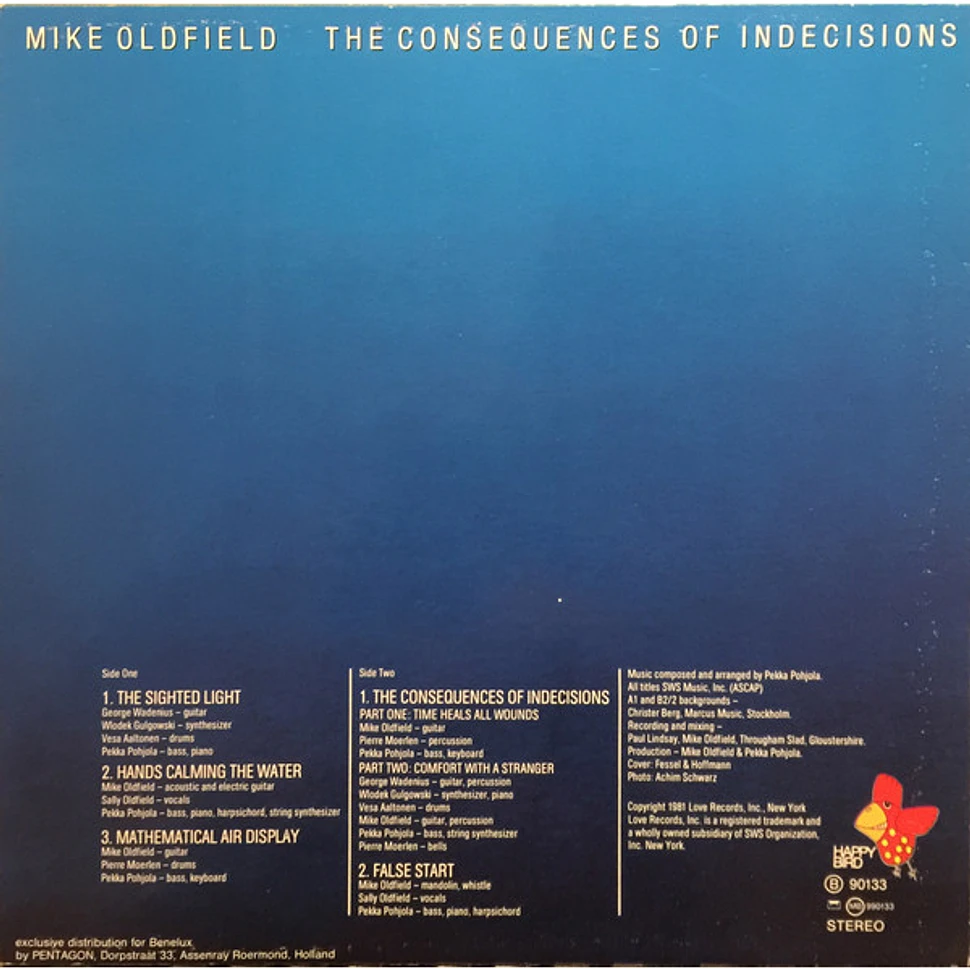 Mike Oldfield - The Consequences Of Indecisions