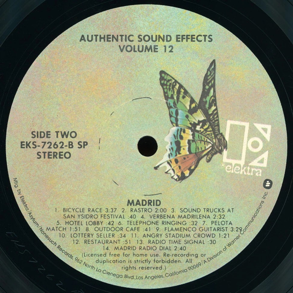 Jac Holzman - Authentic Sound Effects Volume 12 - Rome / Madrid