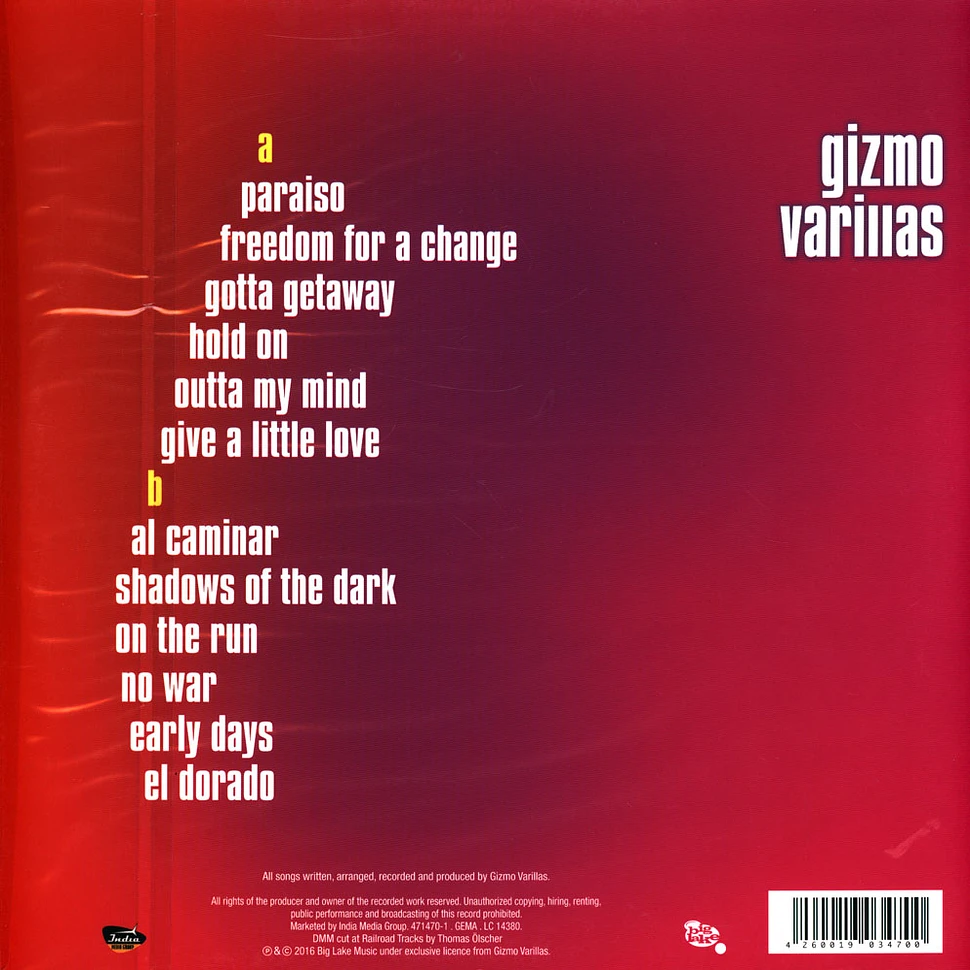 Gizmo Varillas - El Dorado Gold Vinyl Edition