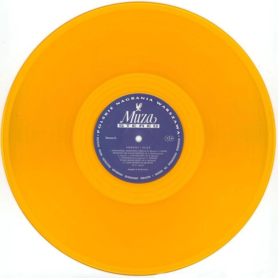 Andrzej I Eliza - Czas Relaksu Gold Colored Vinyl Edtion