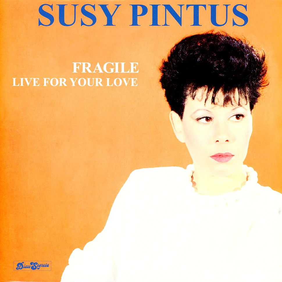 Susy Pintus - Fragile / Live For Your Love Black Vinyl Edition