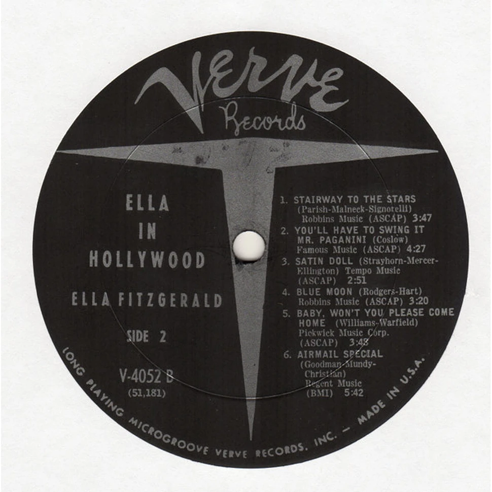 Ella Fitzgerald - Ella In Hollywood