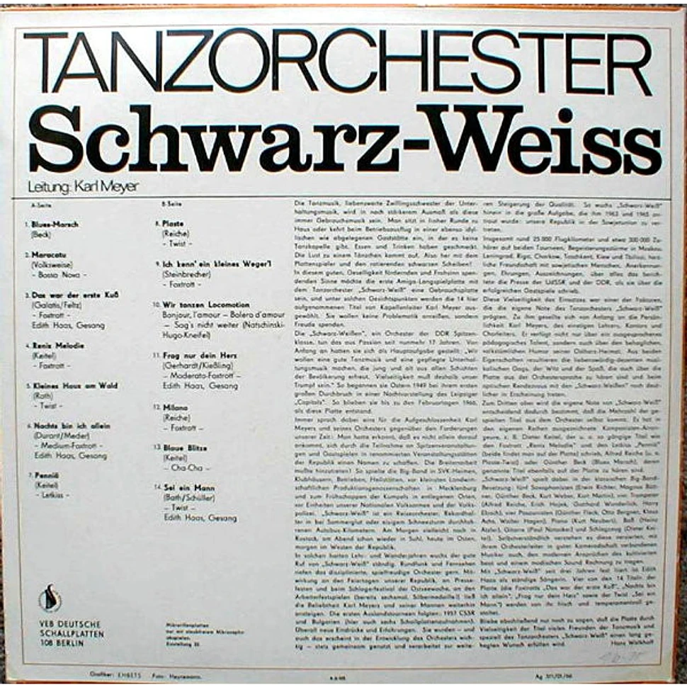 Tanzorchester Schwarz-Weiß - Überreicht Vom Tanzorchester Schwarz-Weiss