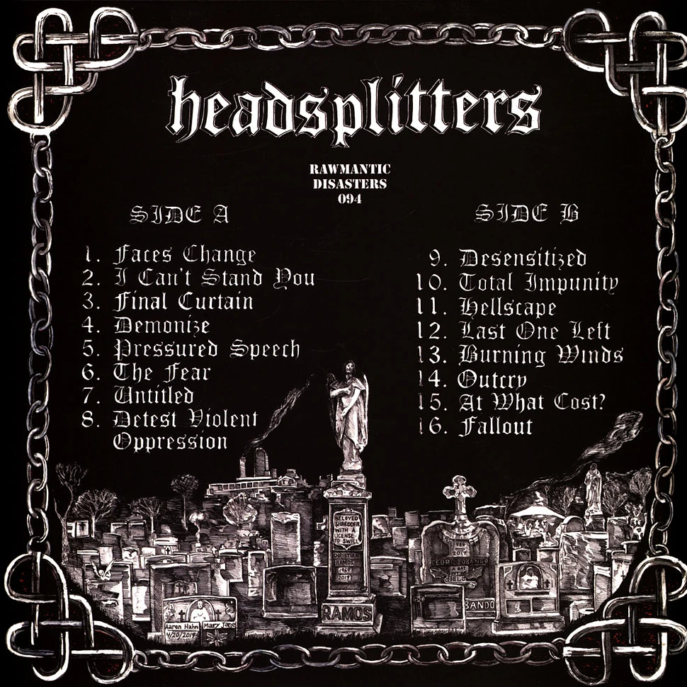 Headsplitters - Headsplitters Black Vinyl Edition