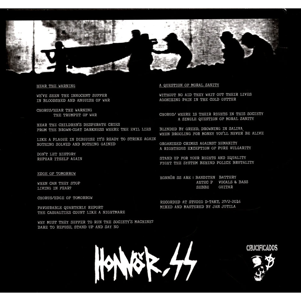 Honnör SS - A Question Of Moral Sanity Black Vinyl Edition