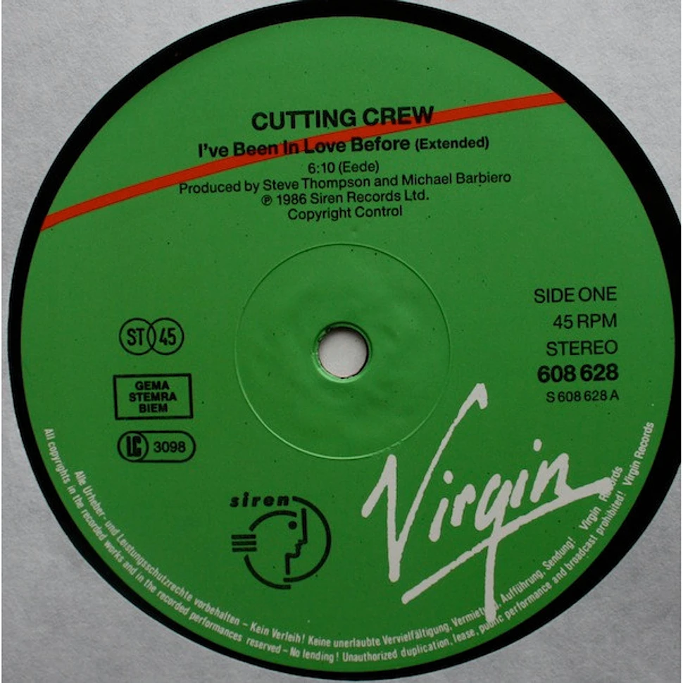 Cutting Crew - I've Been In Love Before