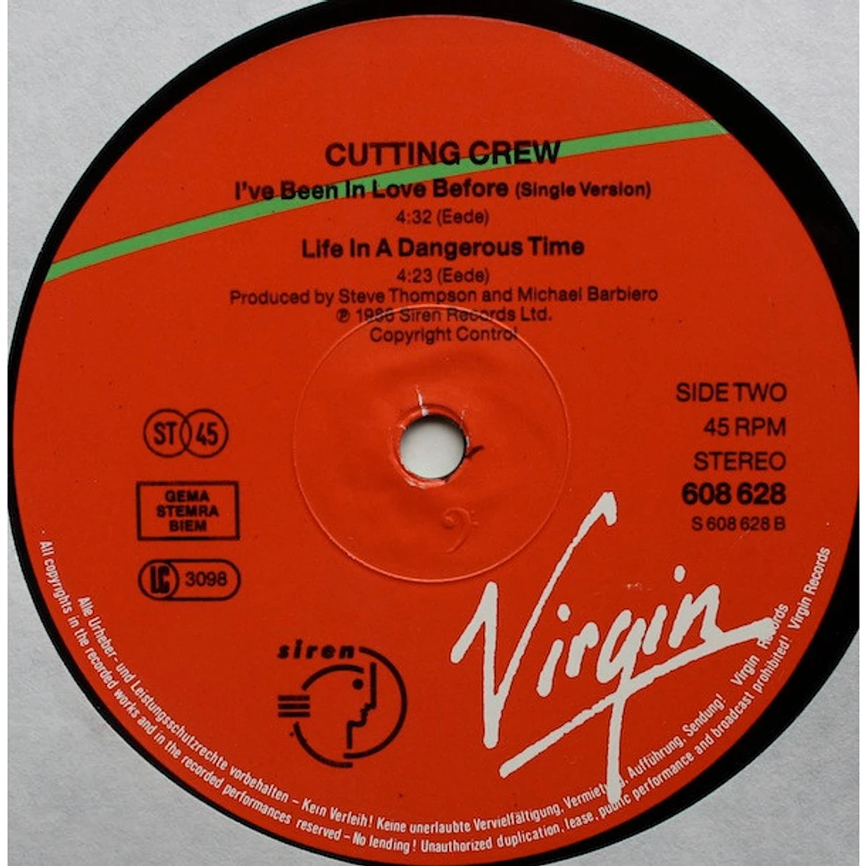 Cutting Crew - I've Been In Love Before