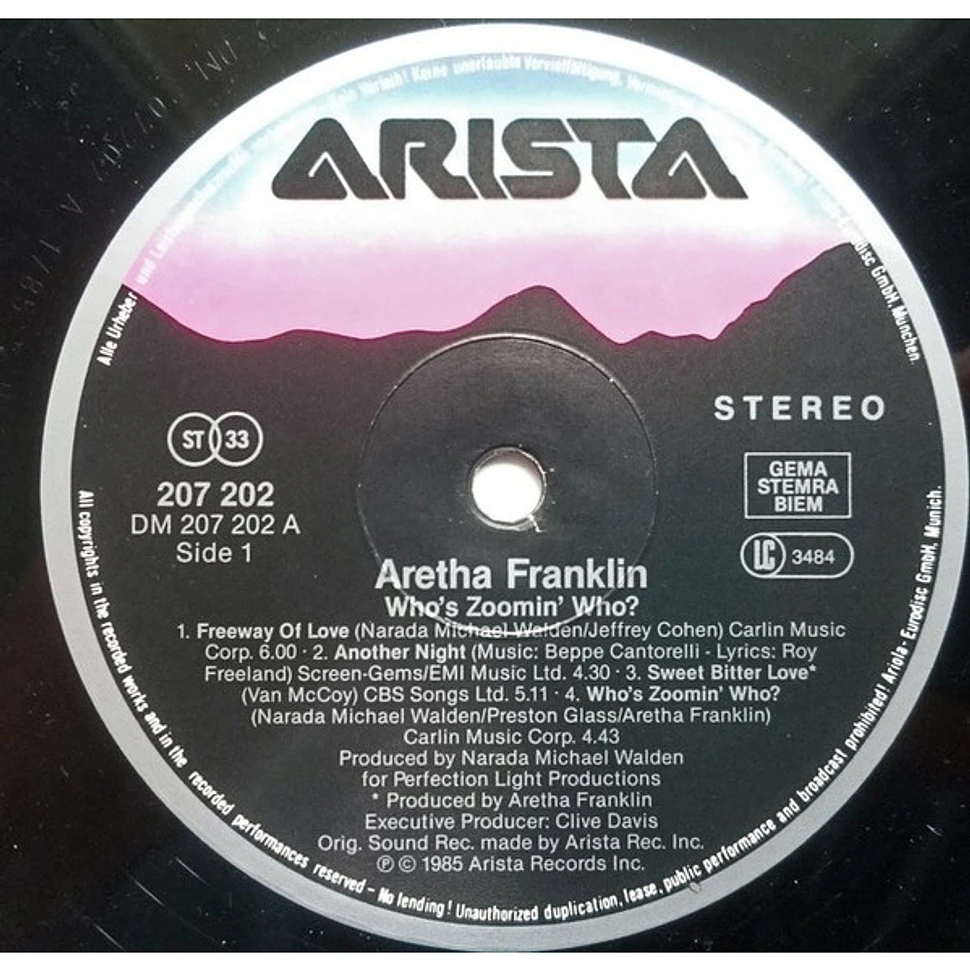 Aretha Franklin - Who's Zoomin' Who?