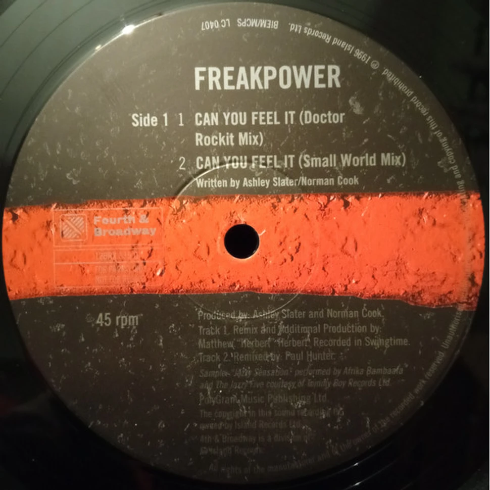 Freak Power - Can You Feel It