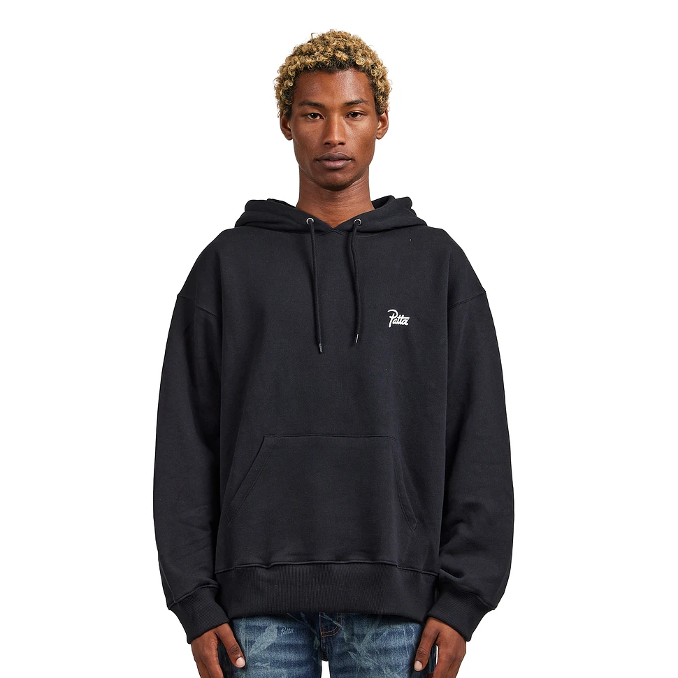 Patta Xerox Peace Boxy Hooded Sweater Black HHV