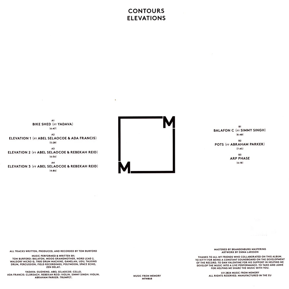 Contours - Elevations