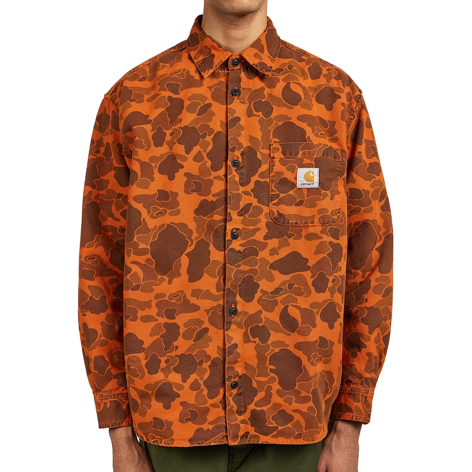 Carhartt WIP - L/S Duck Shirt "Hubbard" Canvas, 9 oz