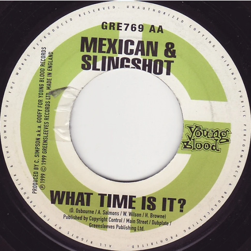 Red Rat / Mexican & Slingshot - Buddy She Want / What Time Is It?