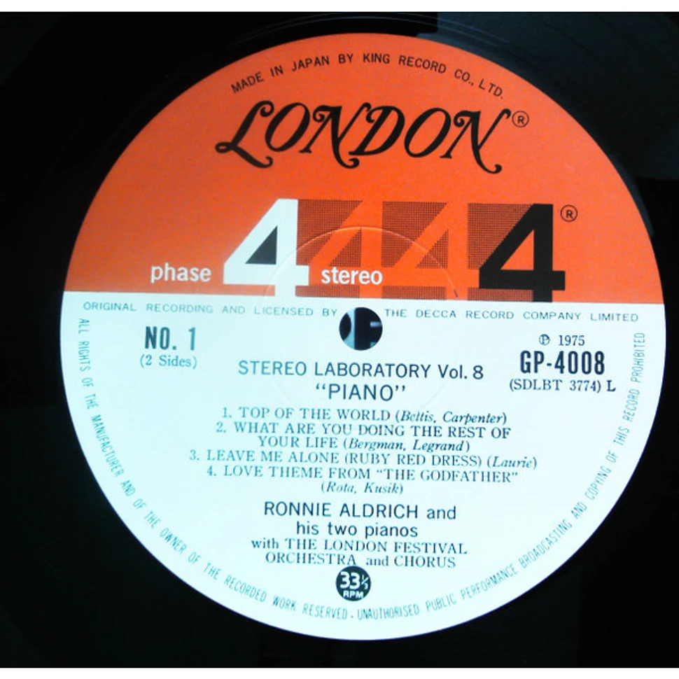 Ronnie Aldrich - Stereo Laboratory, Vol. 8 - Piano