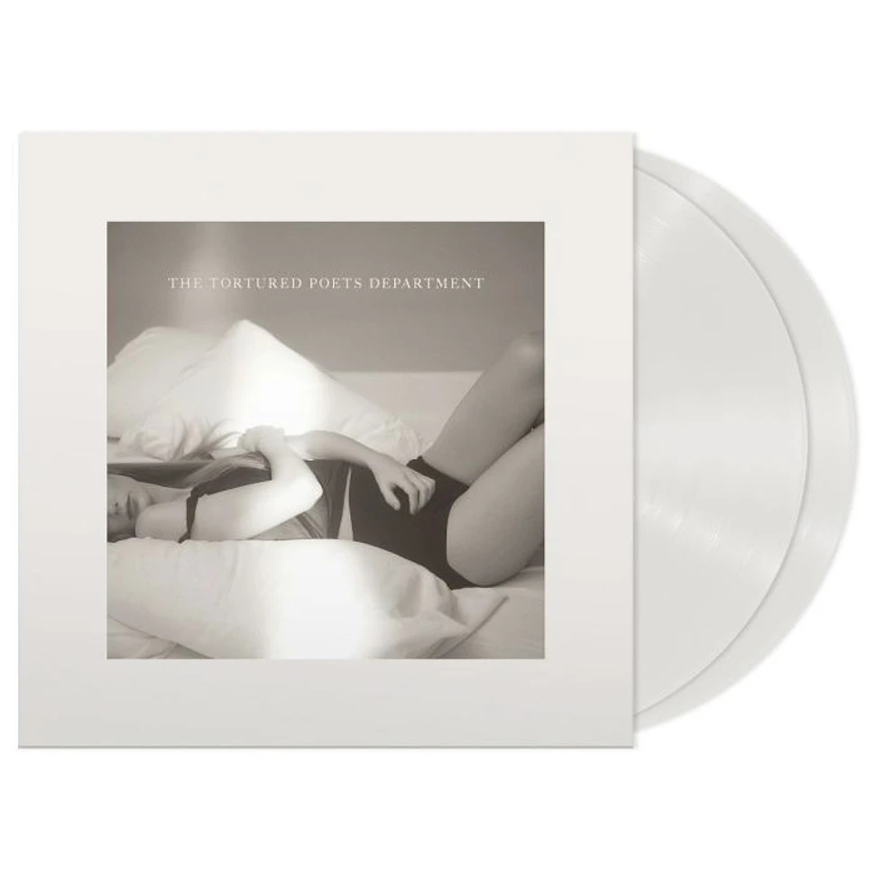 Taylor Swift - The Tortured Poets Department Standard Ghosted White / Ivory Vinyl Edition + Bonus-Track The Manuscript