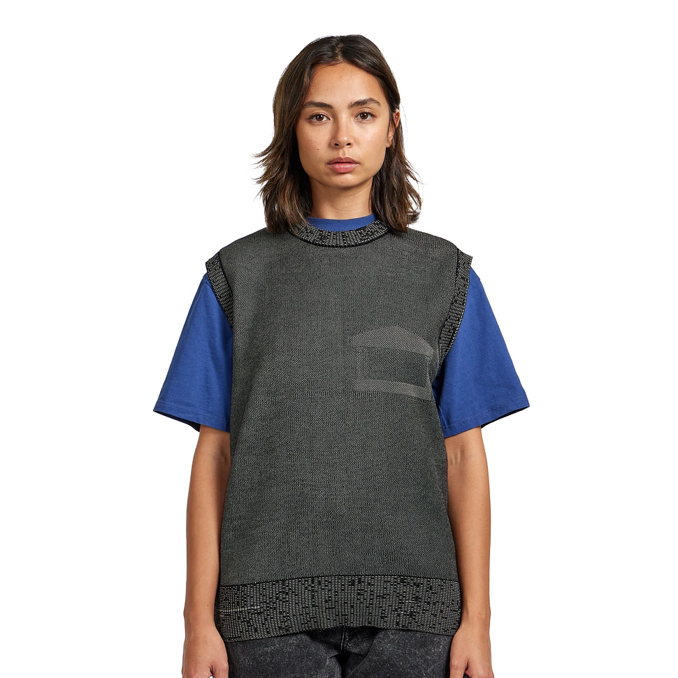 Aries - Glitch Temple Knit Vest