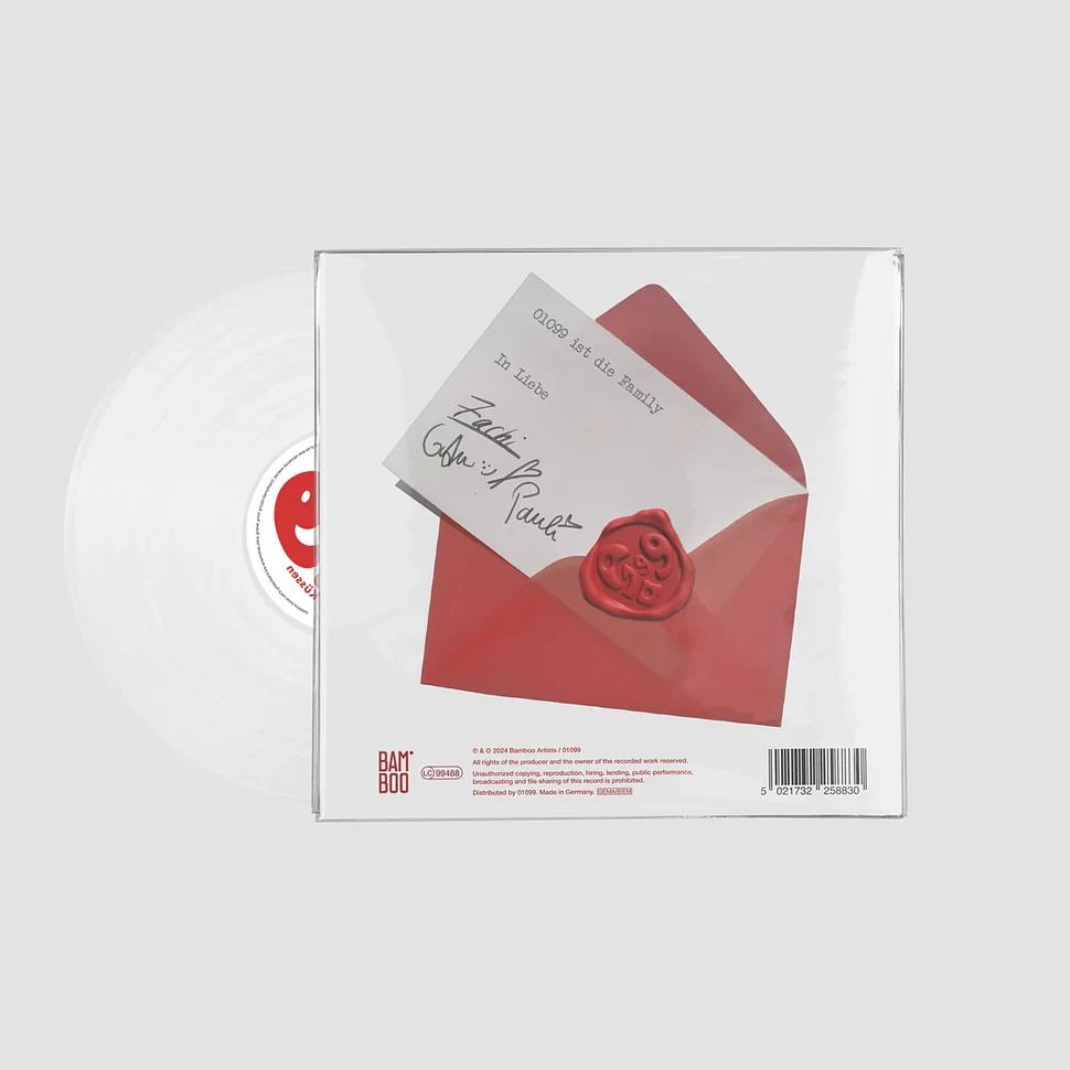 01099 - Küssen White Transparent Vinyl Edition